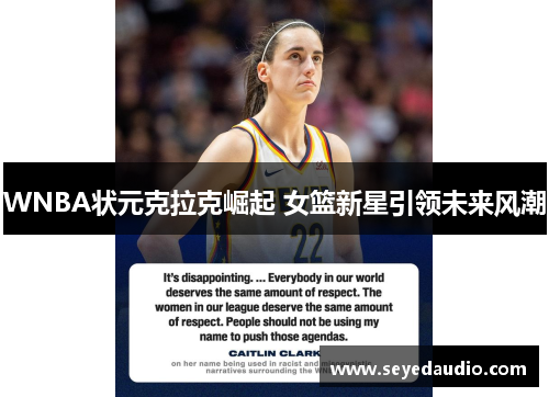 WNBA状元克拉克崛起 女篮新星引领未来风潮 WNBA状元克拉克崛起 女篮新星引领未来风潮